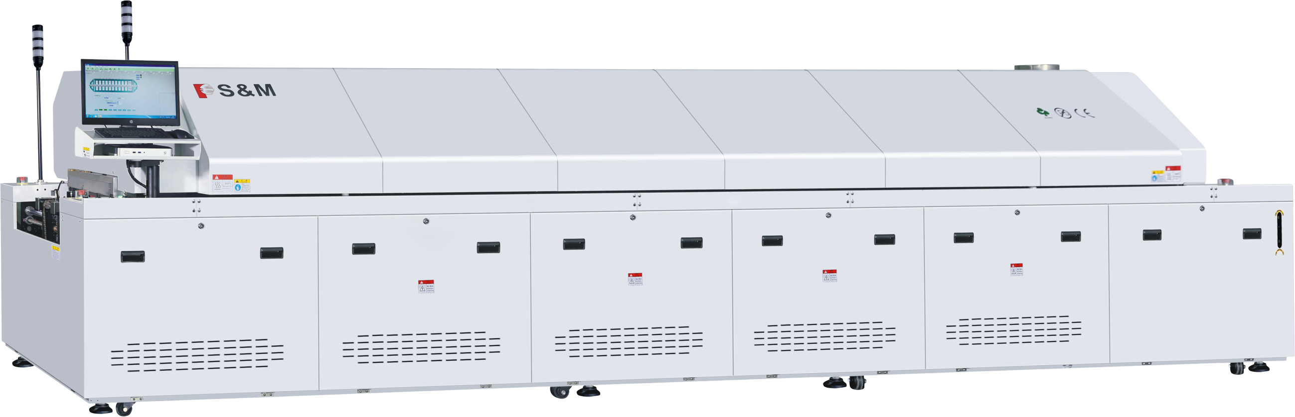 12-Zone Air Reflow Oven DS-1204