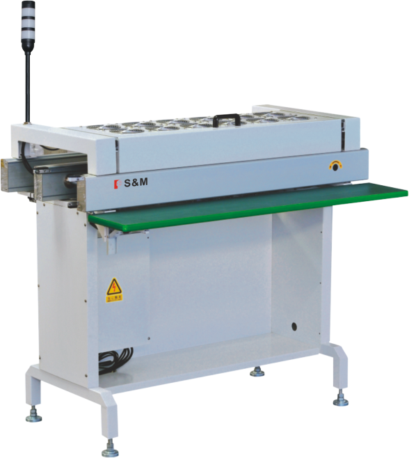 DS-400P two-stage incline conveyor for SMT/DIP lines