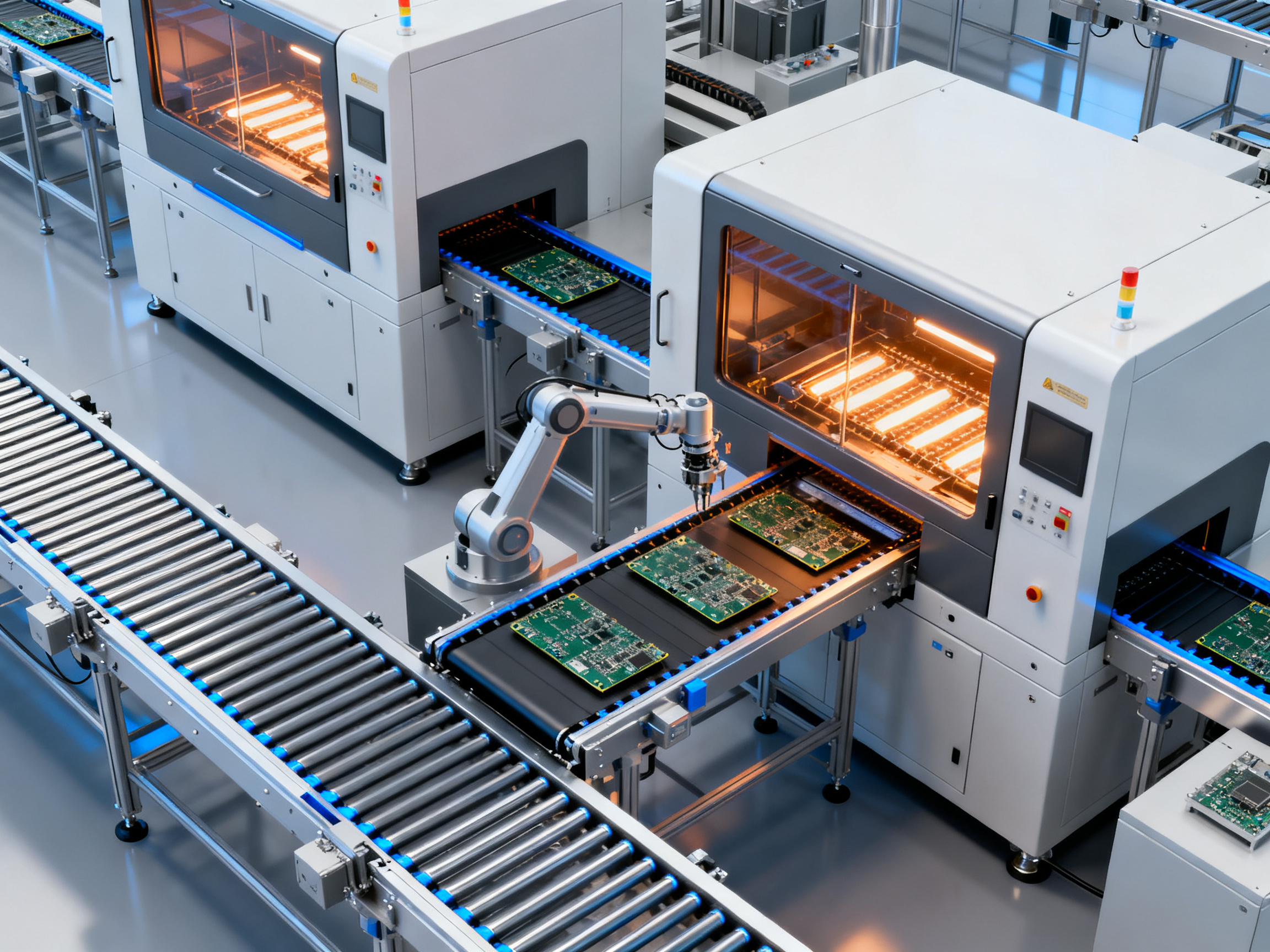 Minimal engineering infographic, photorealistic high detail showing micro-tech components.