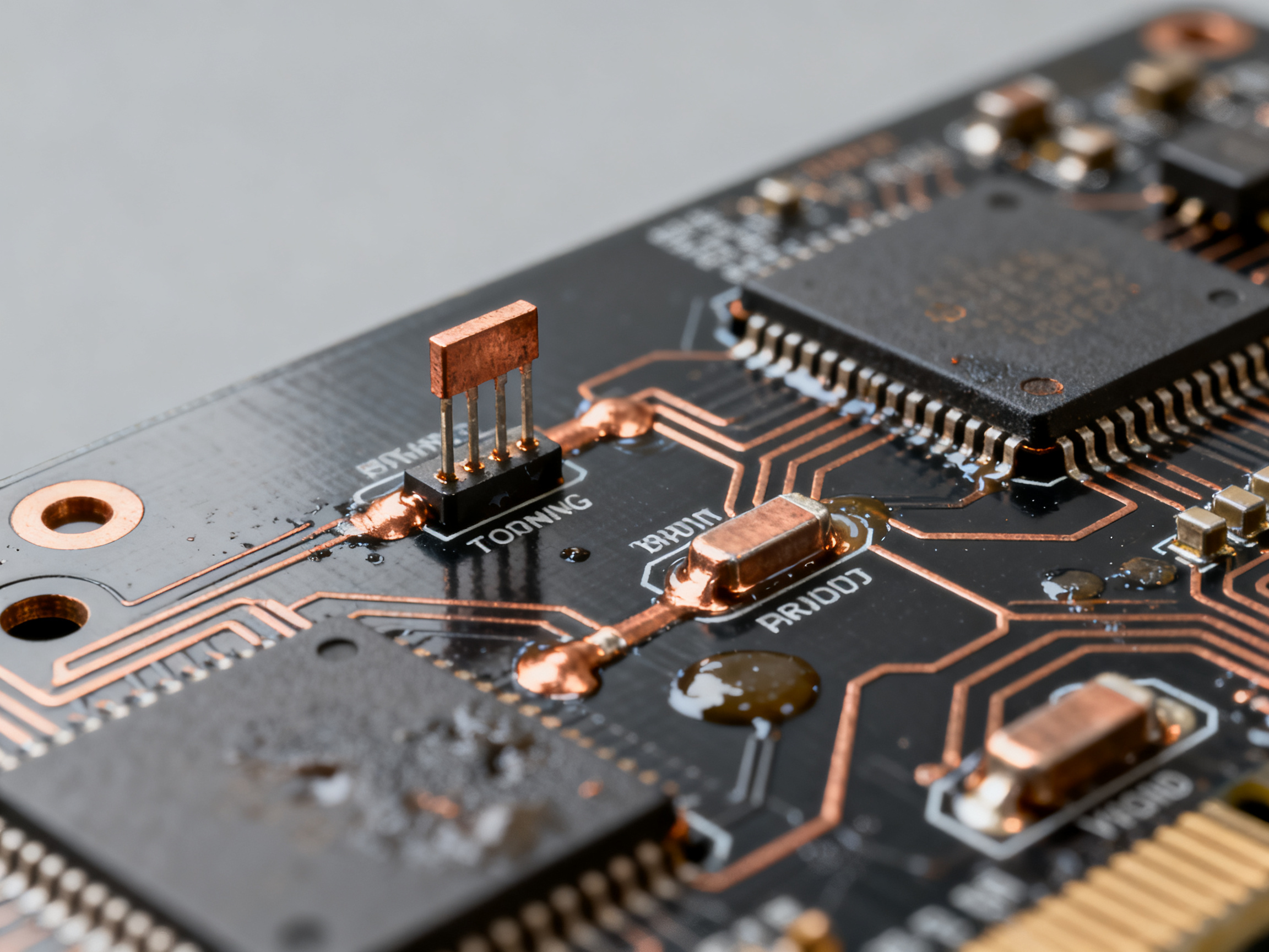 Minimal engineering infographic photorealistic style showing common defects in r 1780886042281.