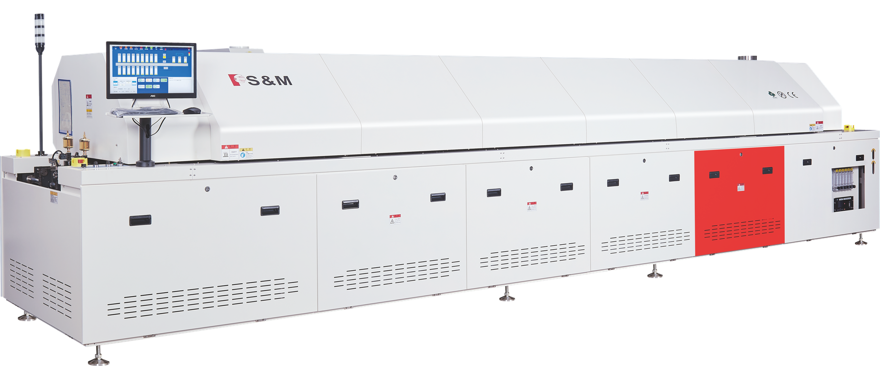 Vacuum reflow oven for semiconductor and MiniLED process