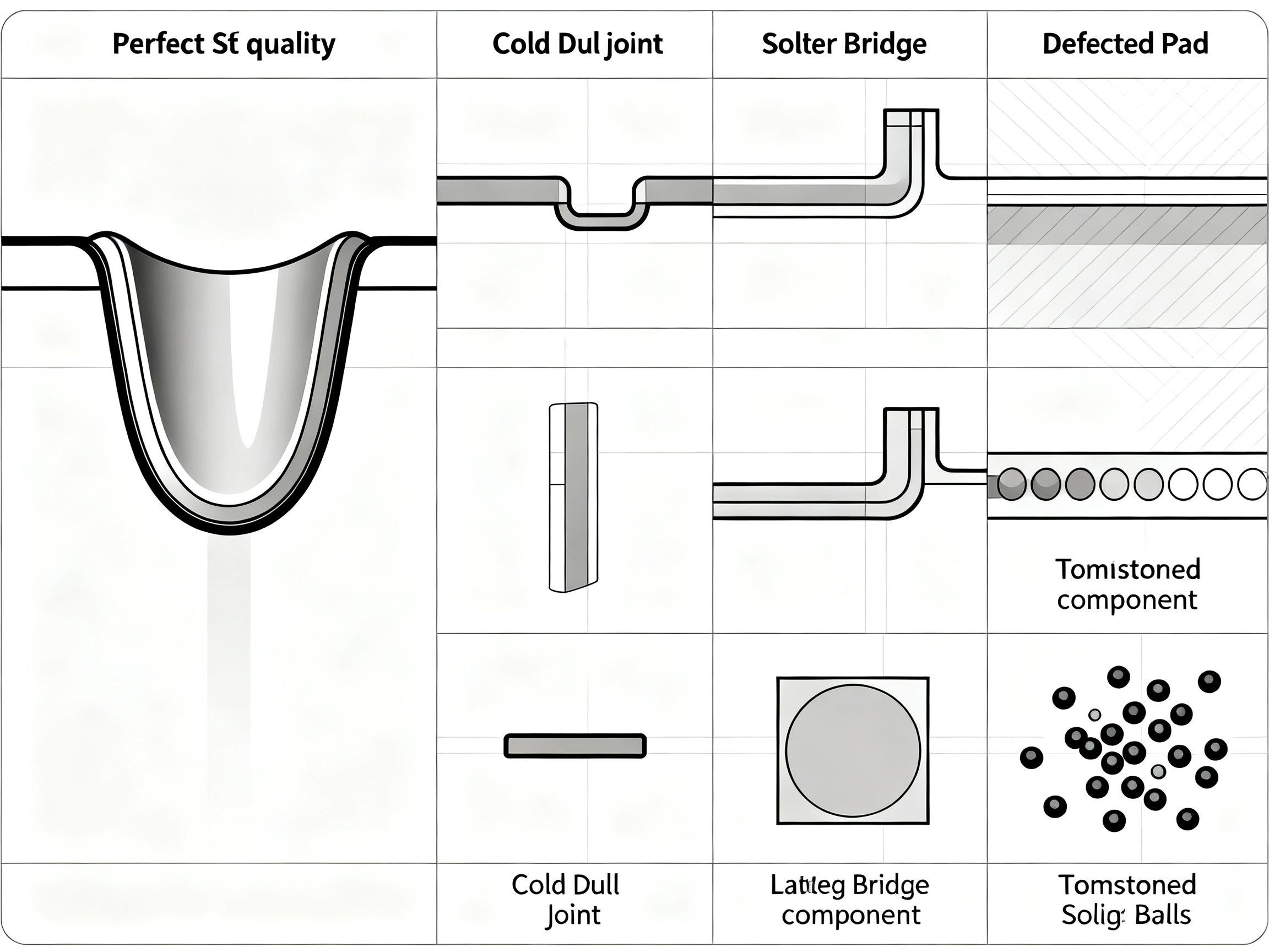Solder joint defects visual reference guide.